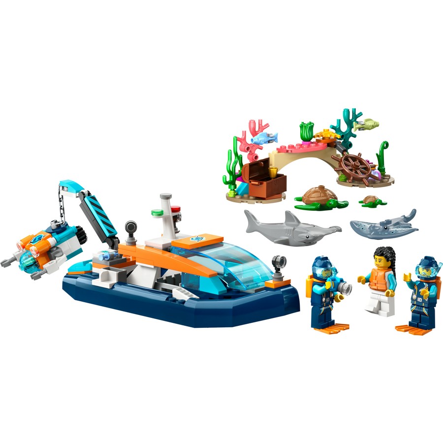 LEGO City Explorer Diving Boat 60377
