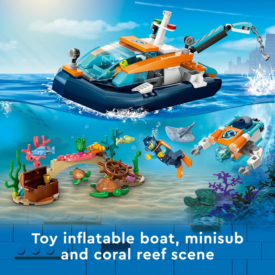 LEGO City Explorer Diving Boat 60377