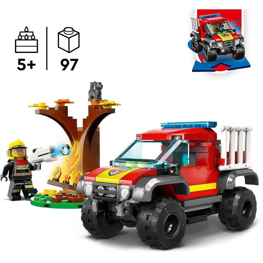 LEGO City 4x4 Fire Engine Rescue 60393