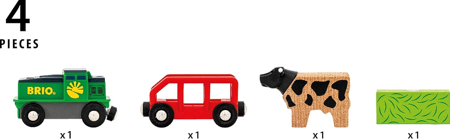 BRIO Farm Battery Train