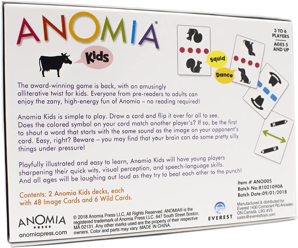 Anomia Kids Card Game