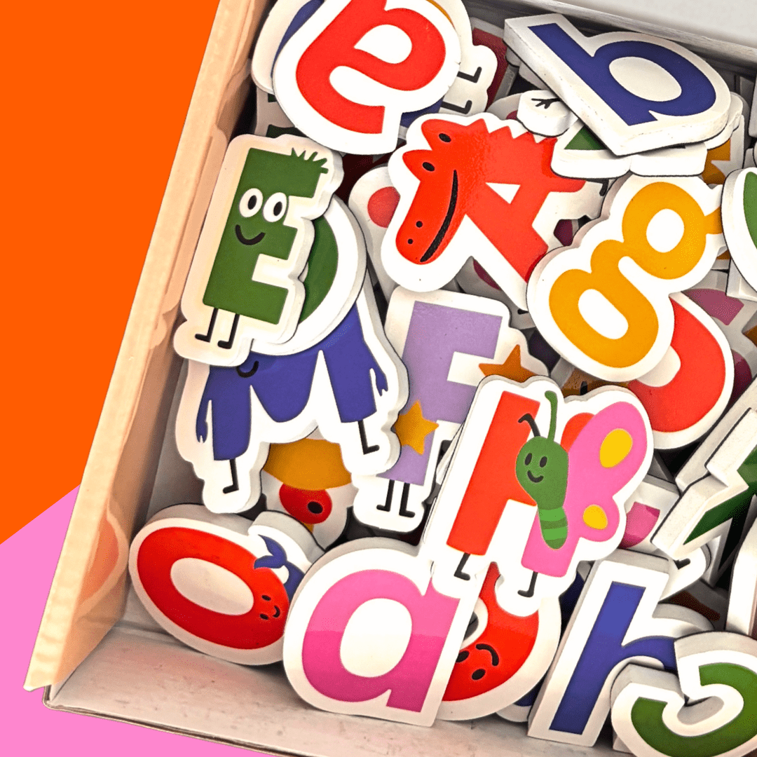 SmartyPals - Alphabet Magnet Set | Magnetic Letters For Kids Early Literacy