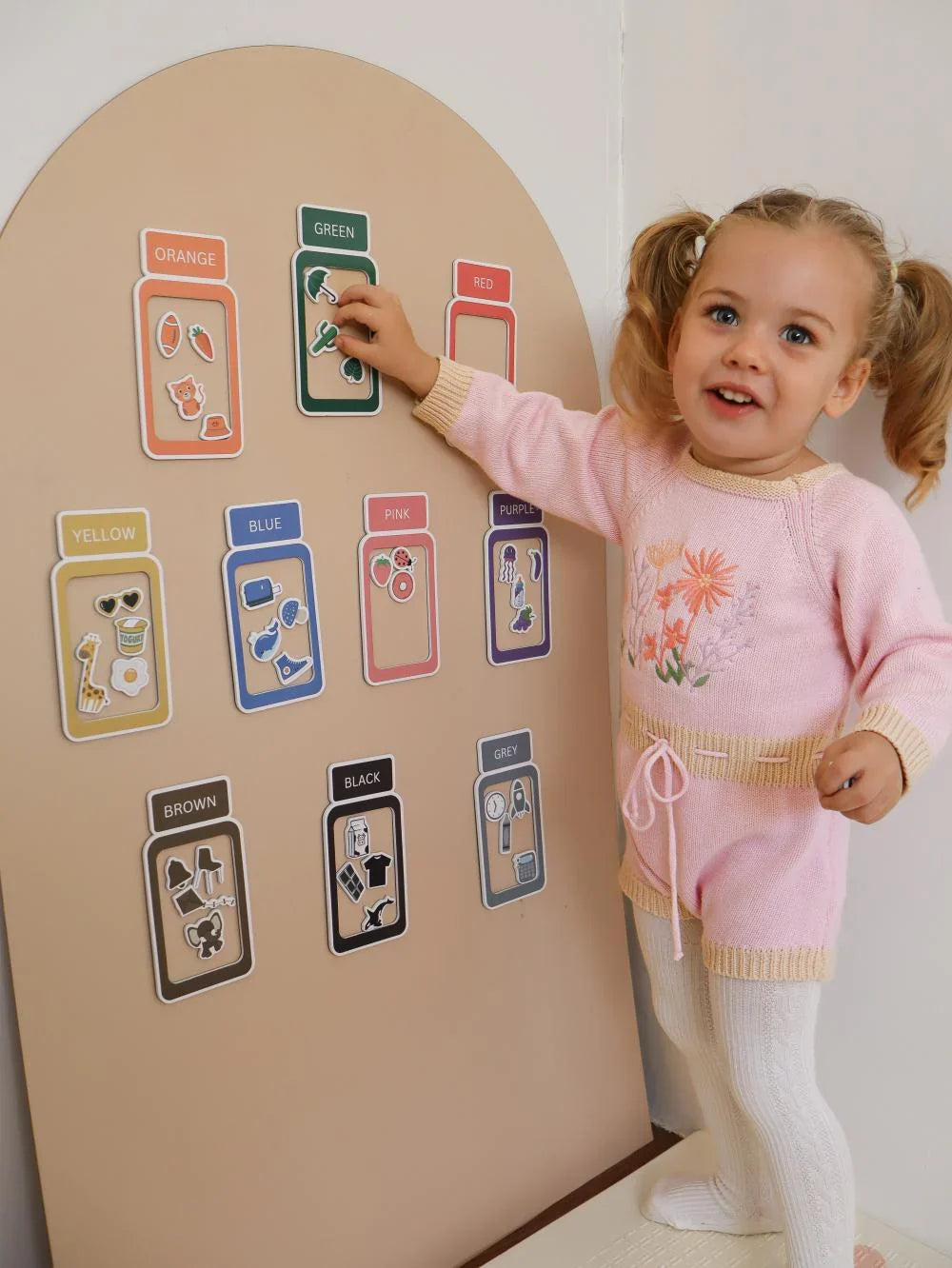 SmartyPals - Magnetic Colour Sorting Jars | Montessori Sorting Jars