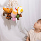 Living Textiles - 2 Pack Mini Market Brunch Stroller Toys | Avocado & Egg On Toast