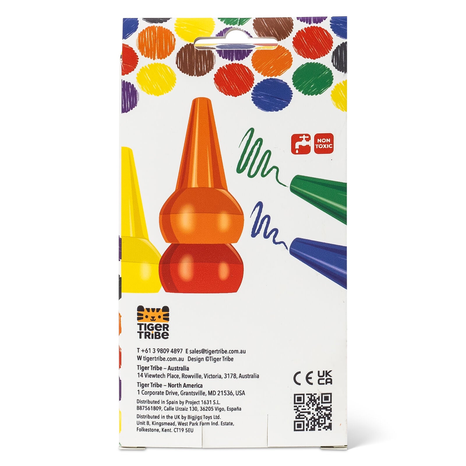 Tiger Tribe - Stackable Crayons | Retro Rainbow