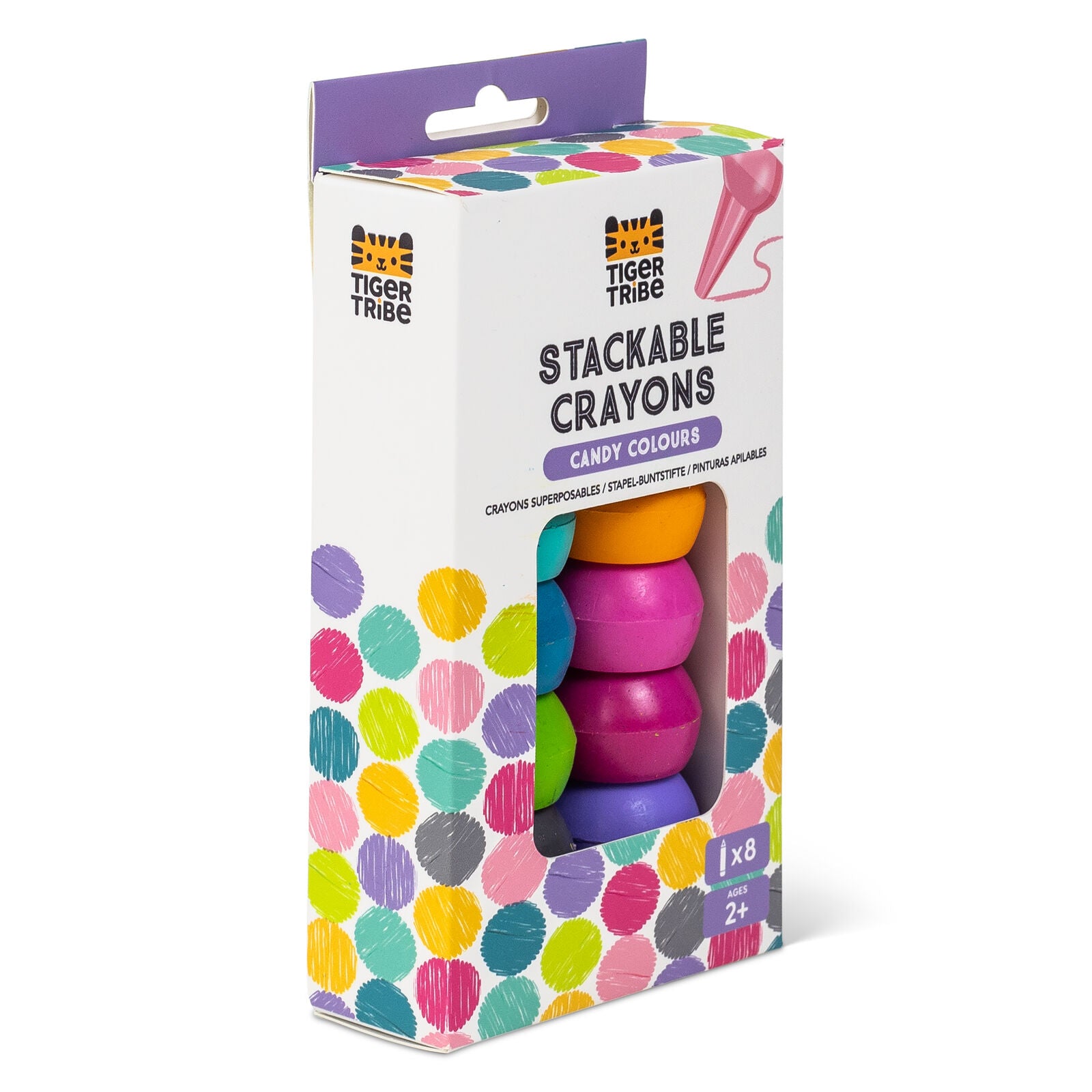 Tiger Tribe - Stackable Crayons | Candy Colours