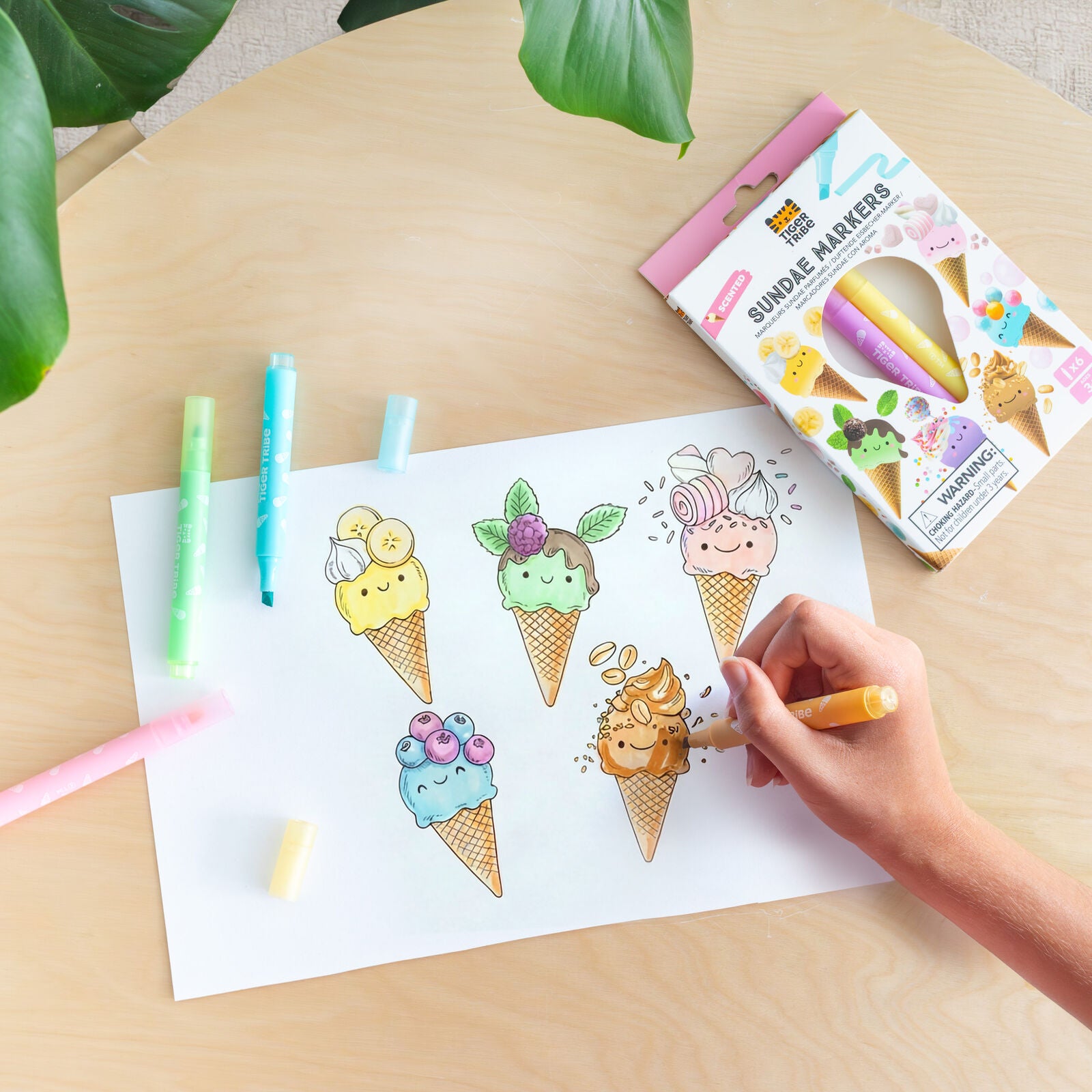 Tiger Tribe Scented Sundae Markers