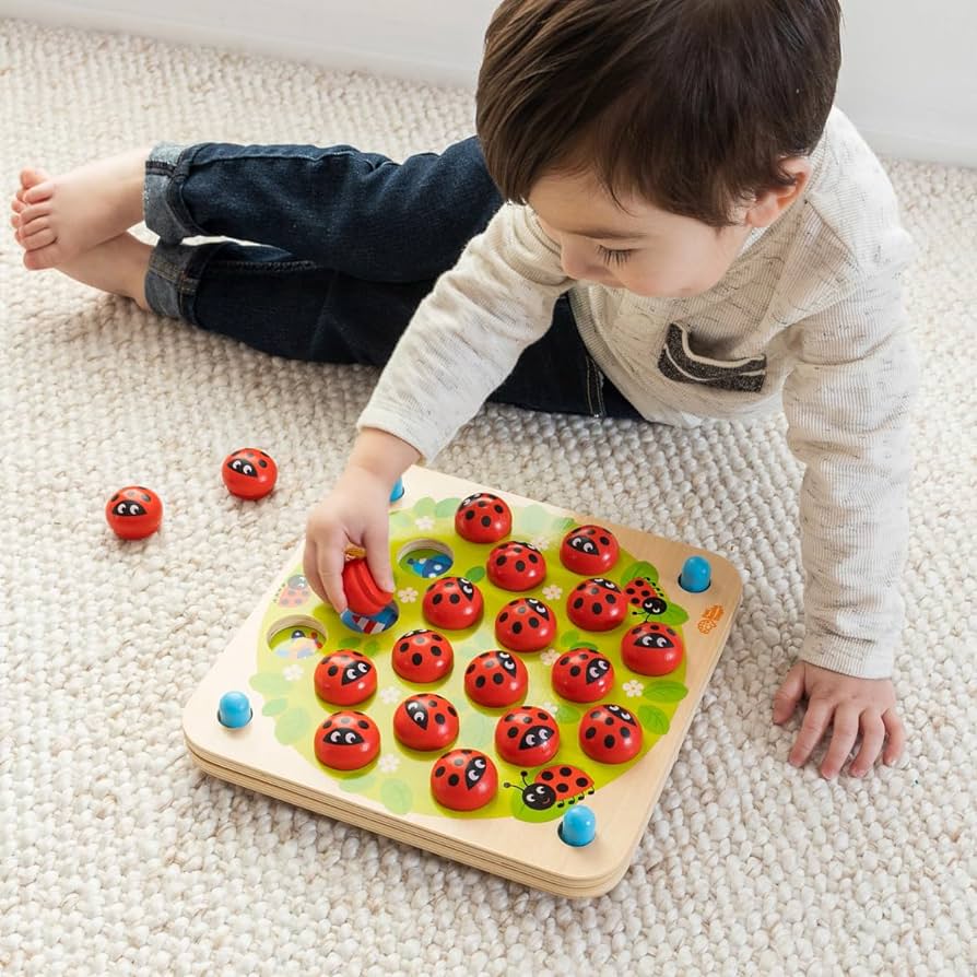 Fat Brain Toys Ladybug's Garden Memory Game
