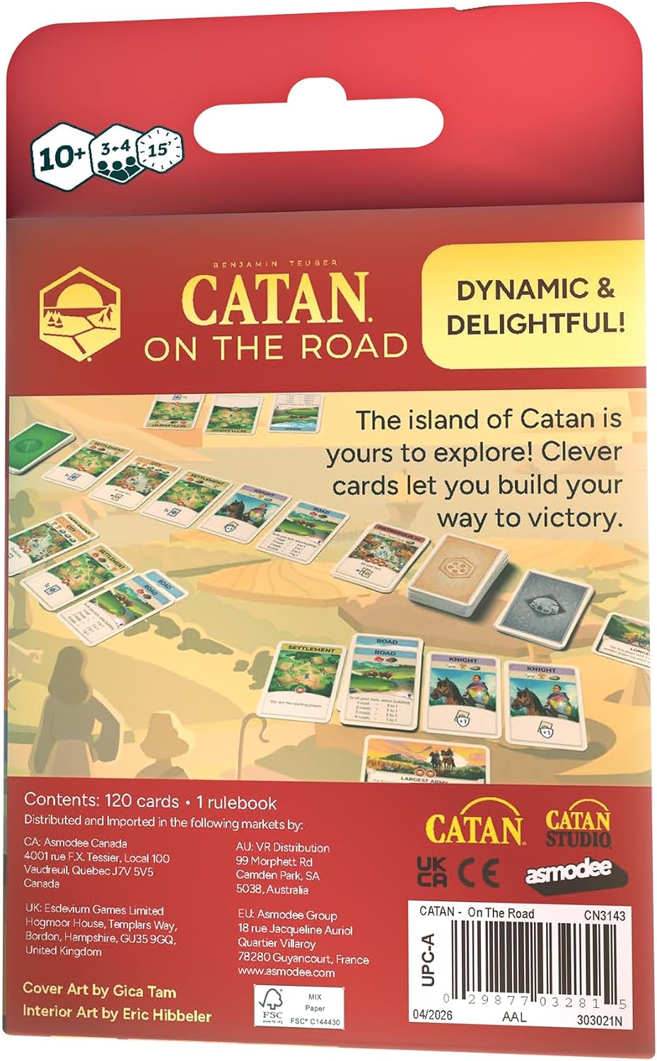 Catan On The Road Card Game