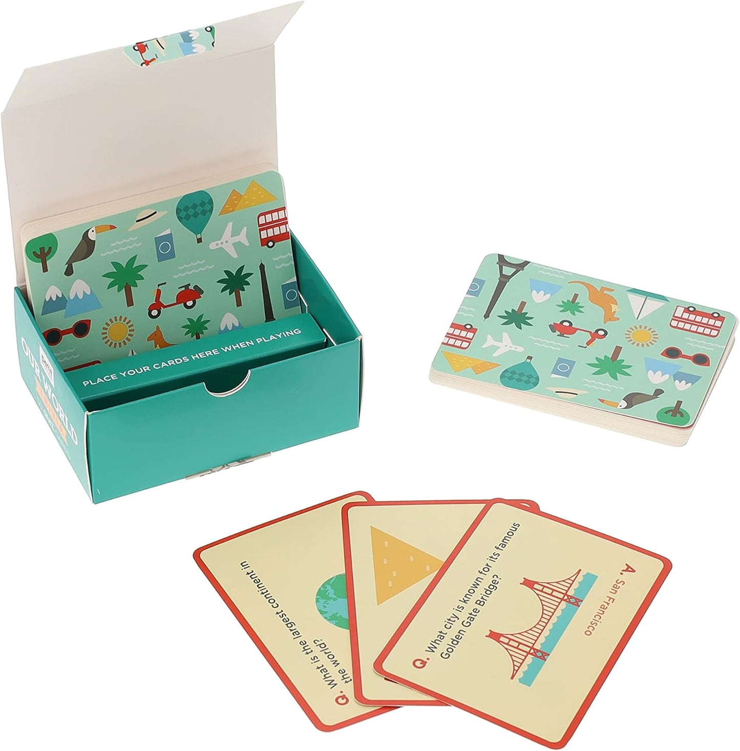 Petit Collage - Our World Trivia Quiz Cards
