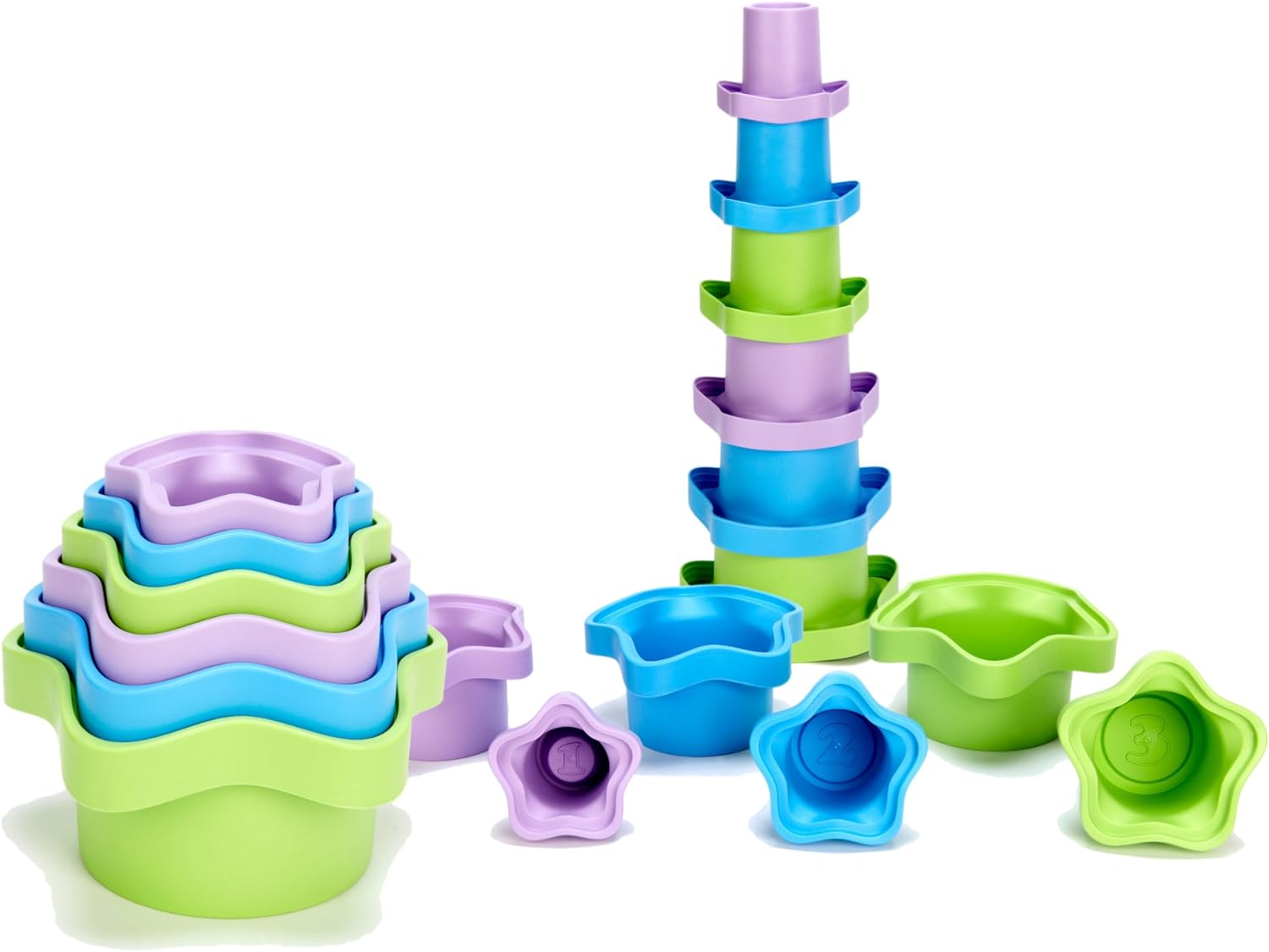 Green Toys Stacking Cups Set of 6
