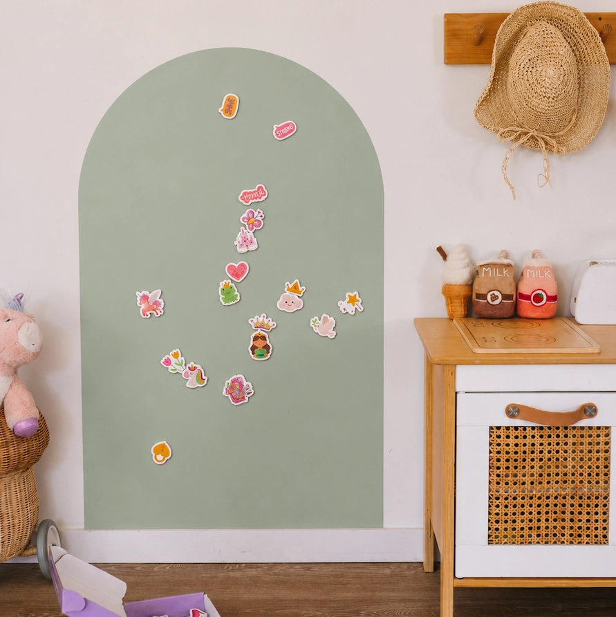 SmartyPals - Magnetic Playwall | Magnetic Wall Decal for Kids & Playrooms (Select Colour)