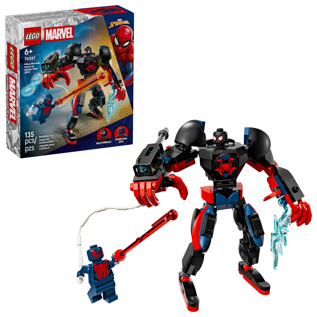 LEGO Marvel Super Heroes Miles Morales Mech vs. Spider-Man 2099 76337