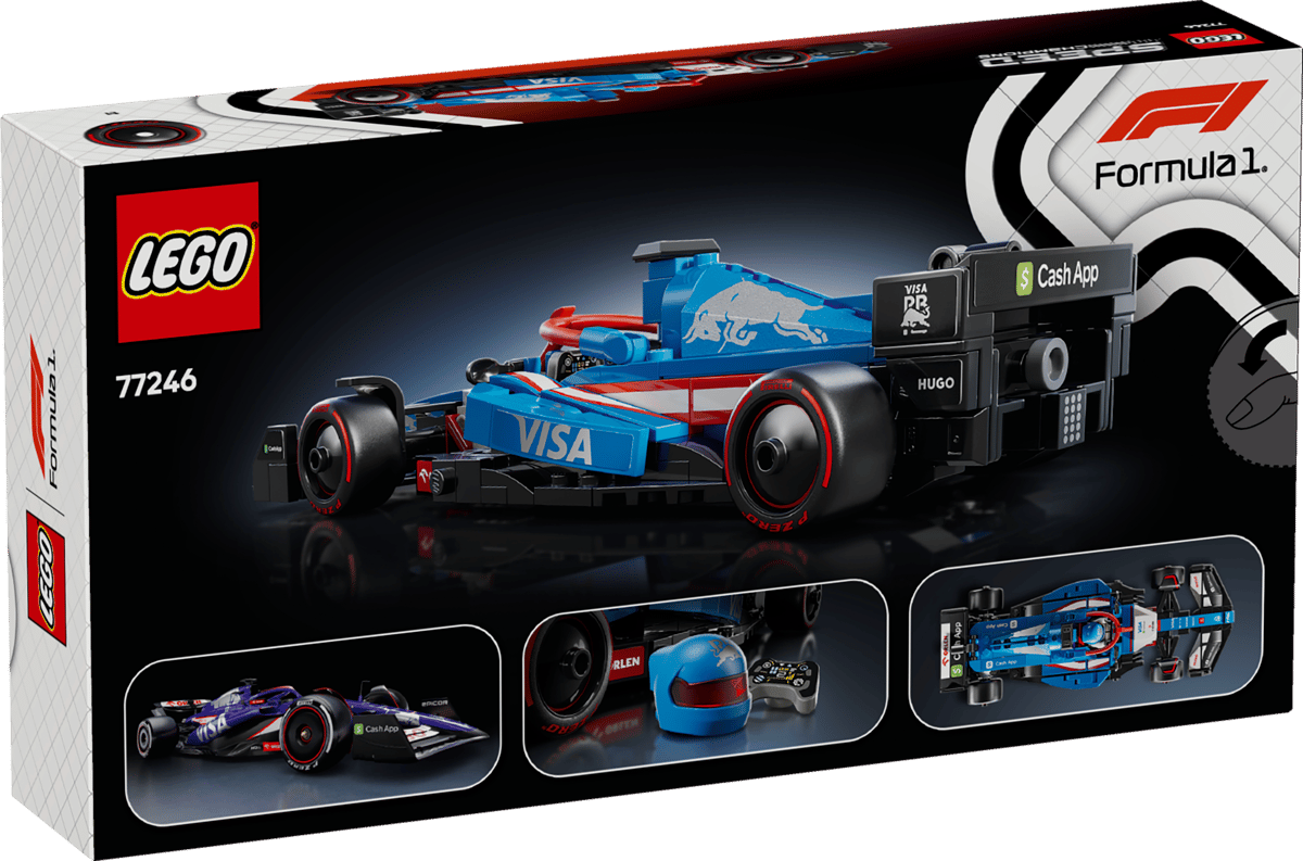 LEGO Speed Champions Visa Cash App RB VCARB 01 F1 Race Car 77246