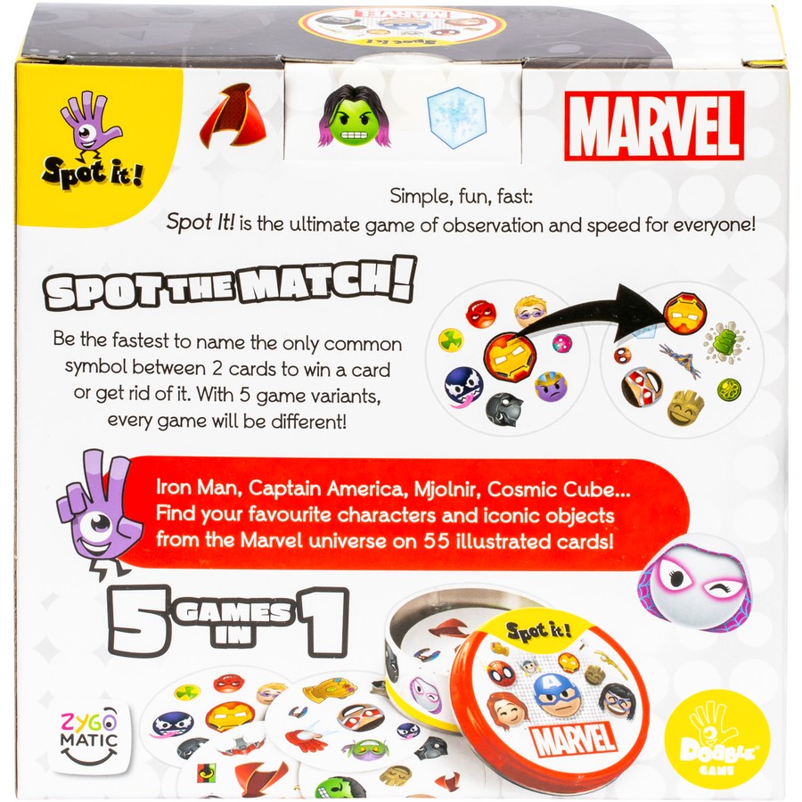 Spot It Game: Marvel