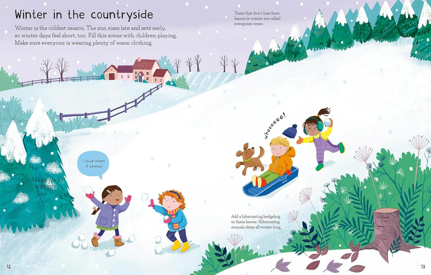 Usborne First Sticker Book - First Sticker Book: Weather And Seasons