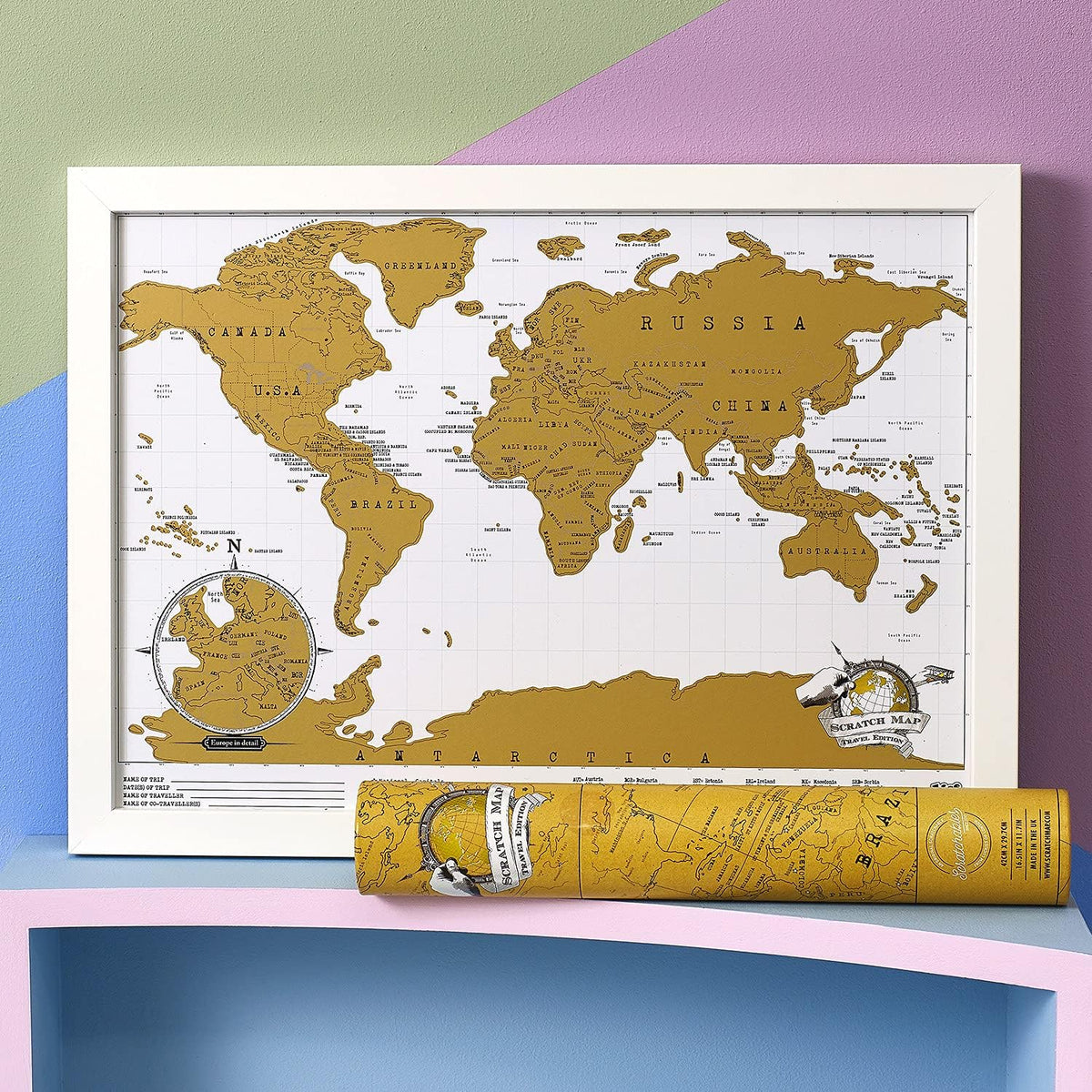 Scratch Map Adventure Scratch Map Travel Edition – K and K Creative Toys