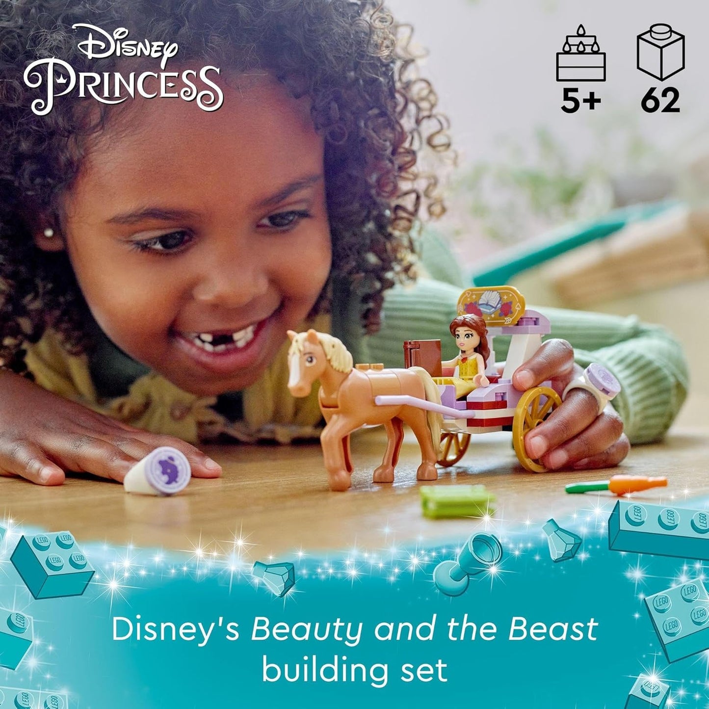 LEGO Disney Princess Belle's Storytime Horse Carriage 43233