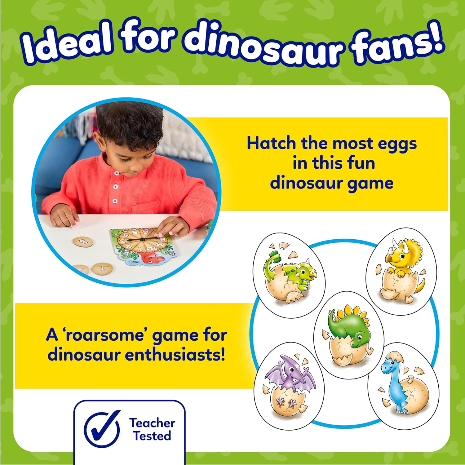 Orchard Toys Dinosaur Number Eggs Game