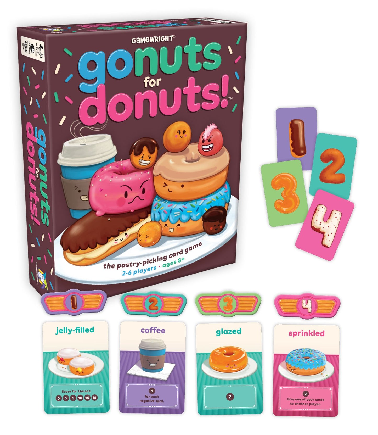 Gamewright Go Nuts for Donuts Game