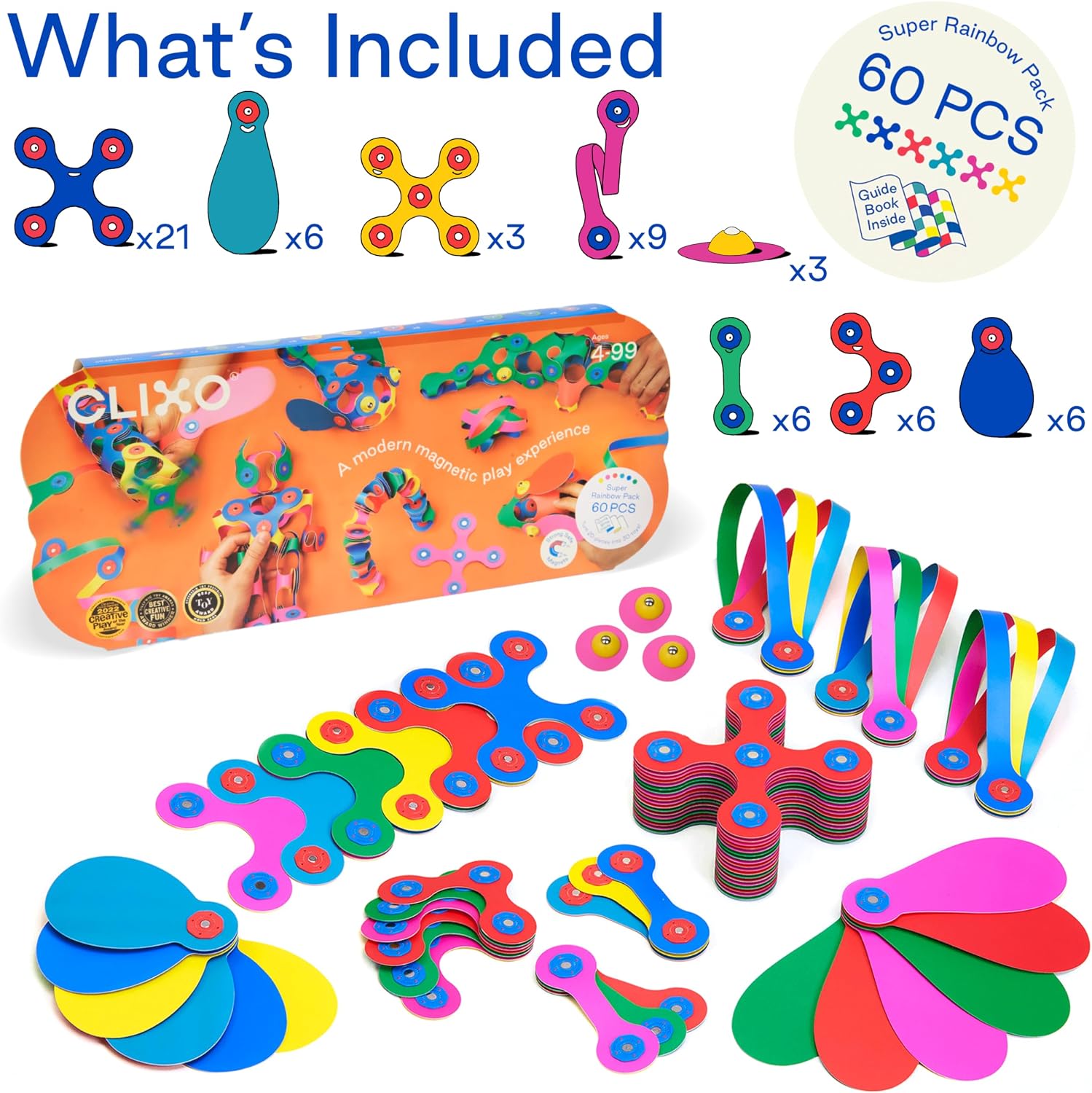 Clixo - Super Rainbow Pack