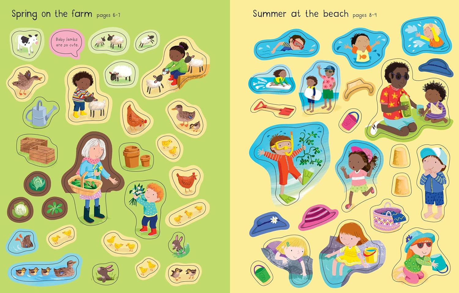 Usborne First Sticker Book - First Sticker Book: Weather And Seasons