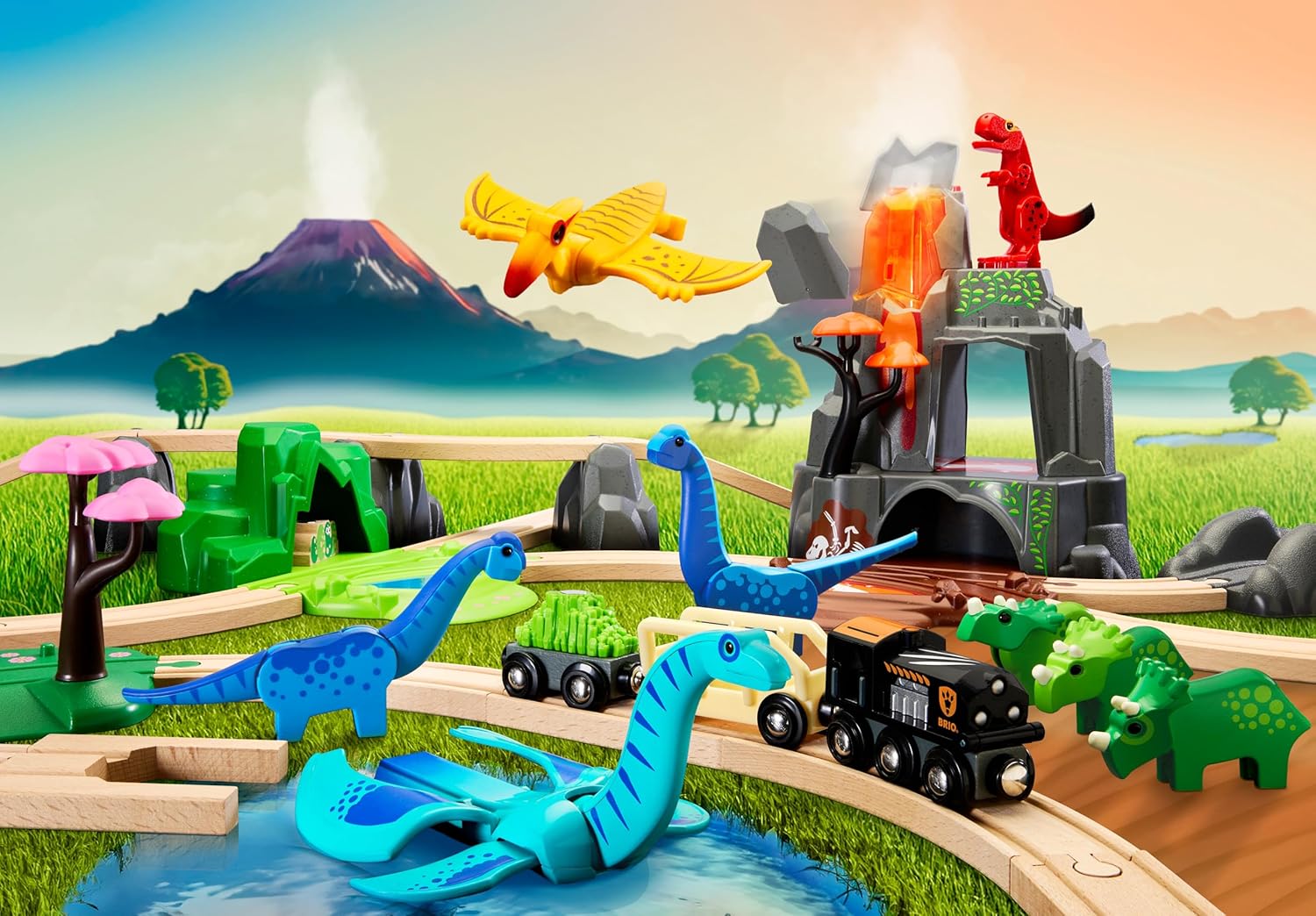 BRIO Dinosaur Deluxe Set