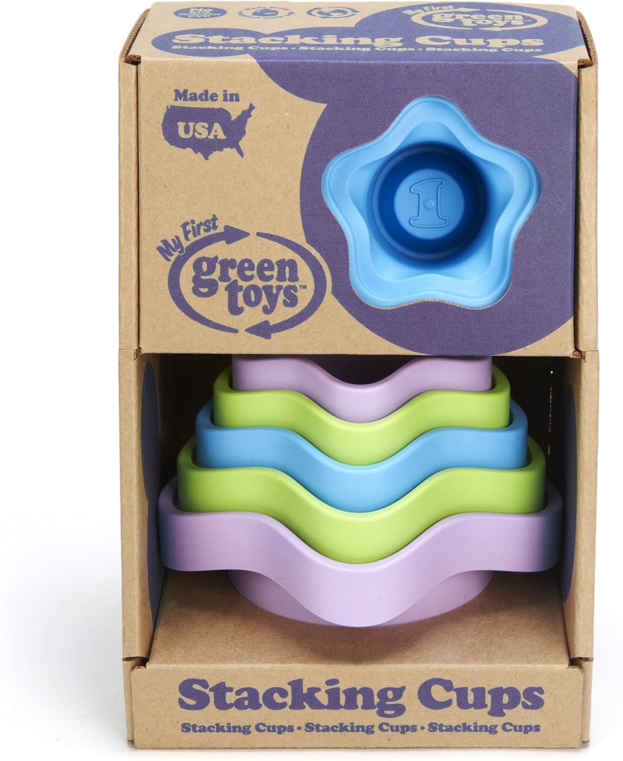 Green Toys Stacking Cups Set of 6