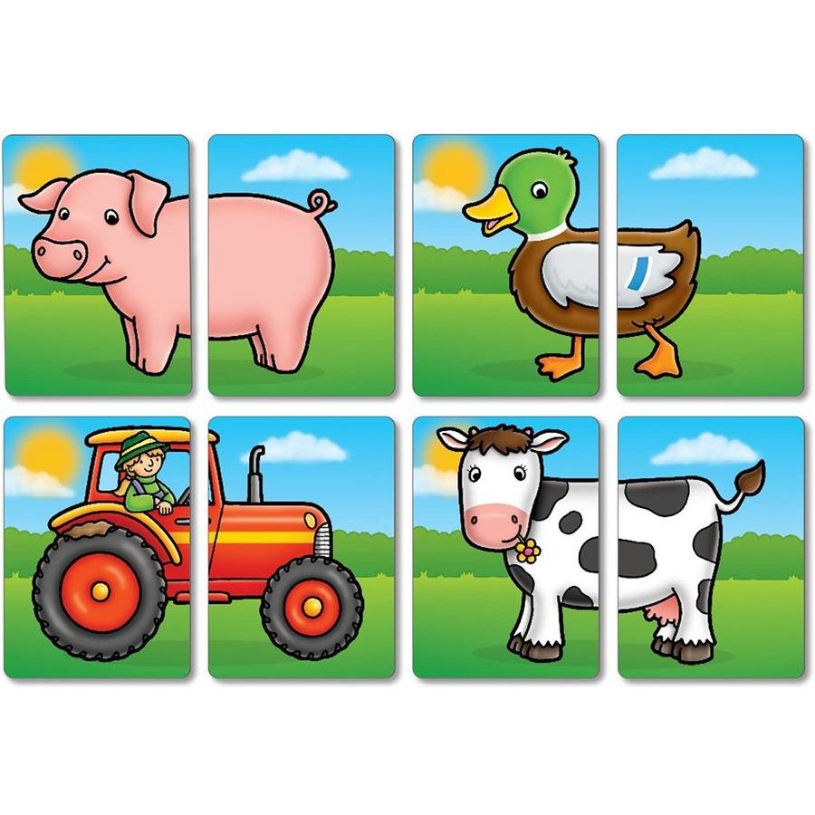 Orchard Toys Farmyard Heads & Tails Game