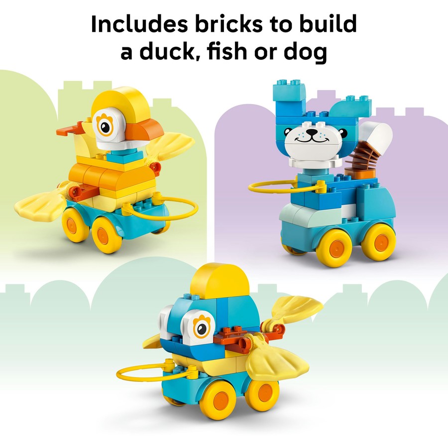 DUPLO by LEGO 3 in 1 Animals on Wheels 10448