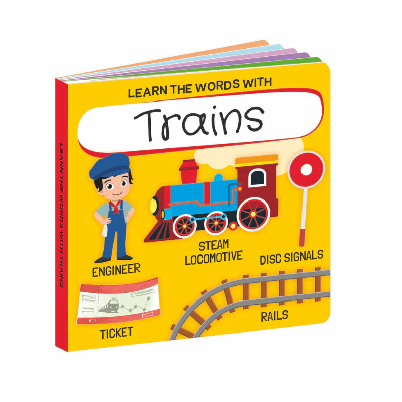Sassi 3D Puzzle and Book Set - Learn Shapes | Train