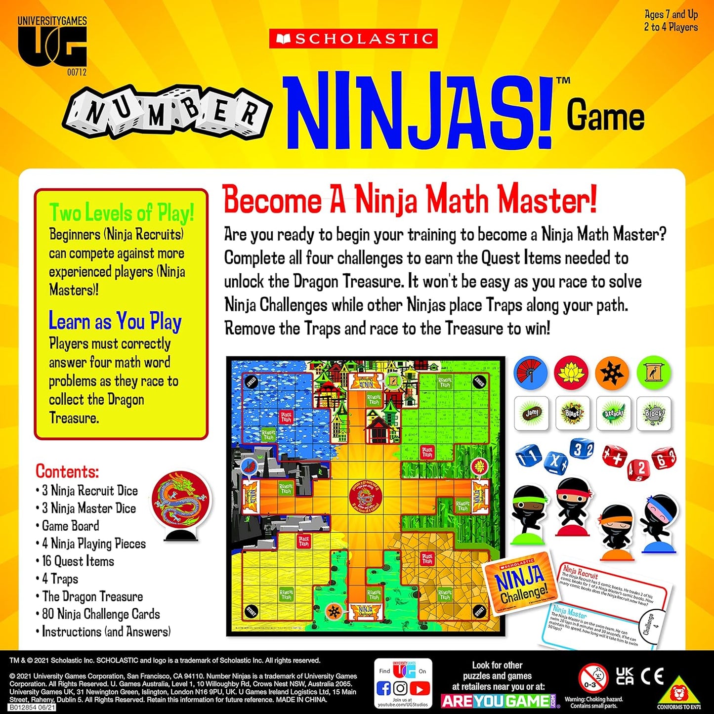 Scholastic Number Ninjas Game
