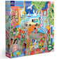 Eeboo Marketplace in France Puzzle 1000pc