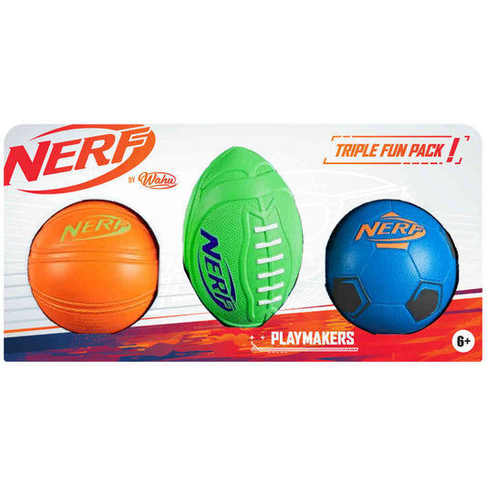 Wahu Nerf Playmakers 3 Pack