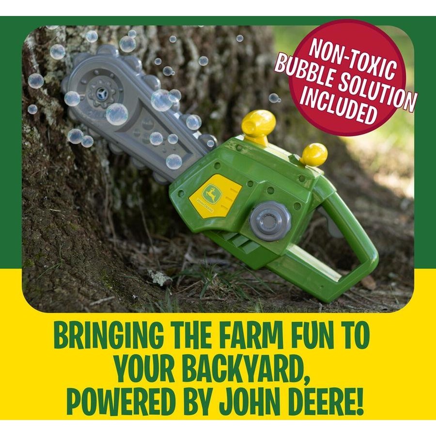 John Deere - Motorised Bubble and Fun Chainsaw