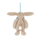 Jellycat Bashful - Beige Bunny Decoration