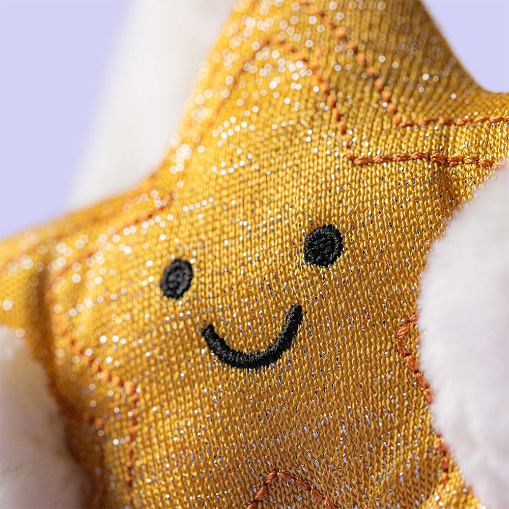 Jellycat Bashful - Cream Bunny with Star