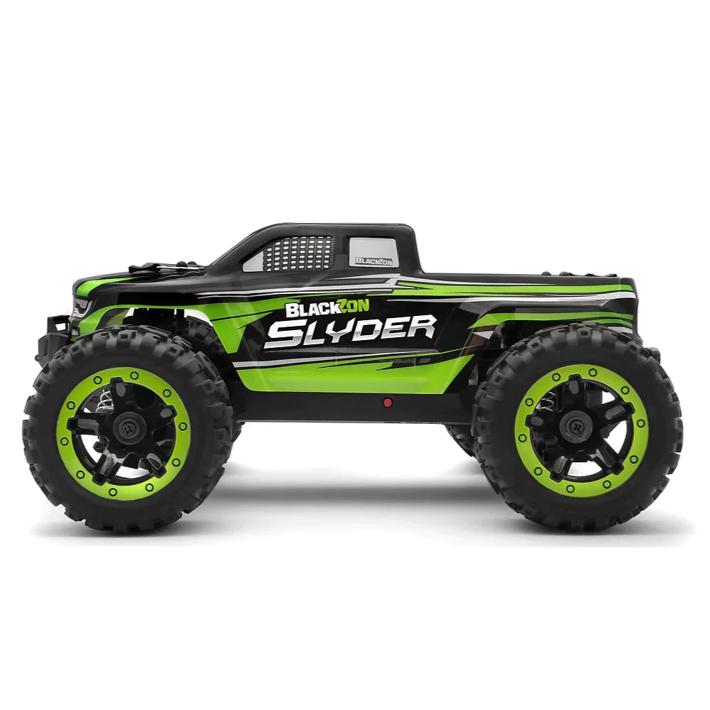 Blackzon Slyder MT 1/16 4WD Electric Remote Control Monster Truck - Green 540100