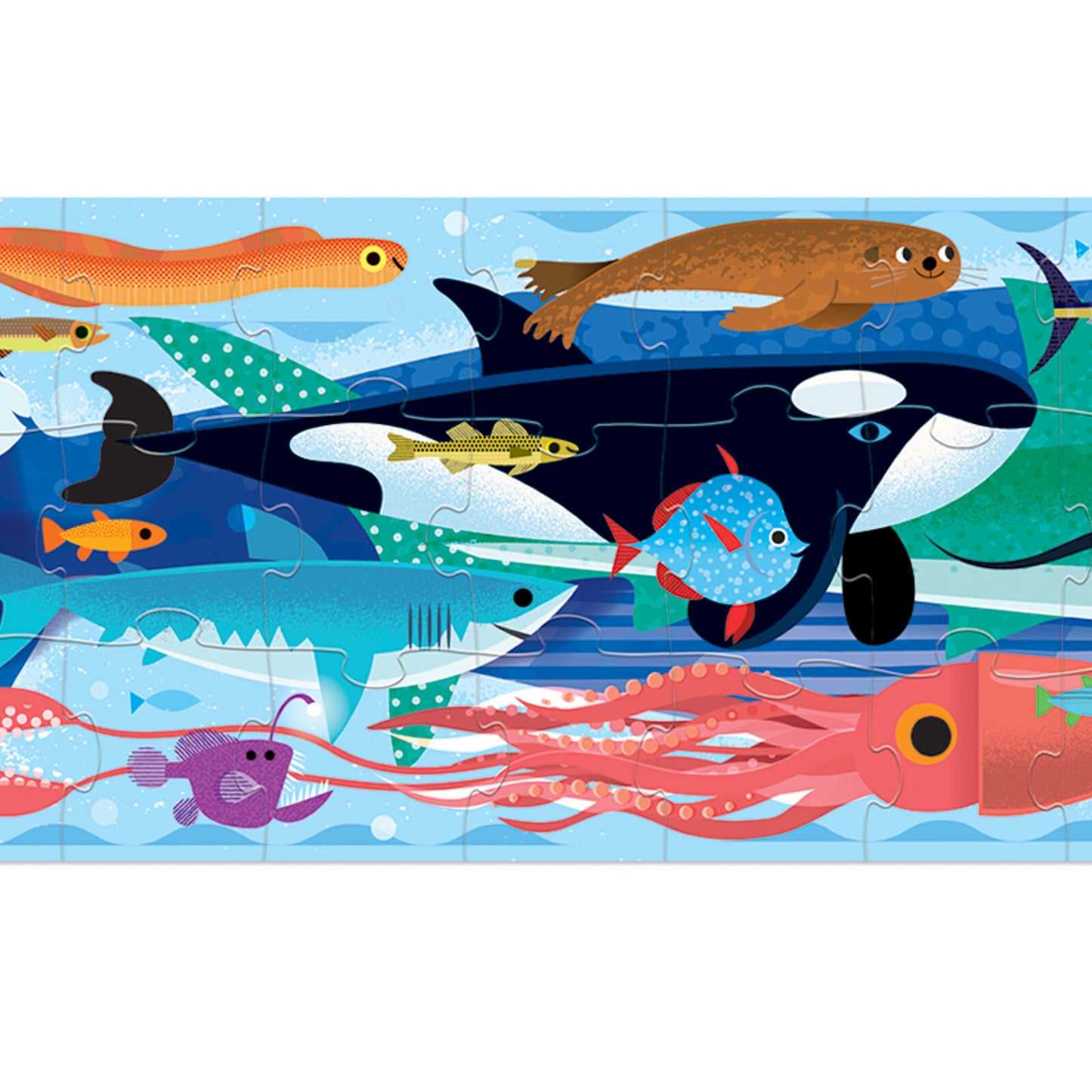 Crocodile Creek - Super Duper Long Puzzle - Ocean | 60pc