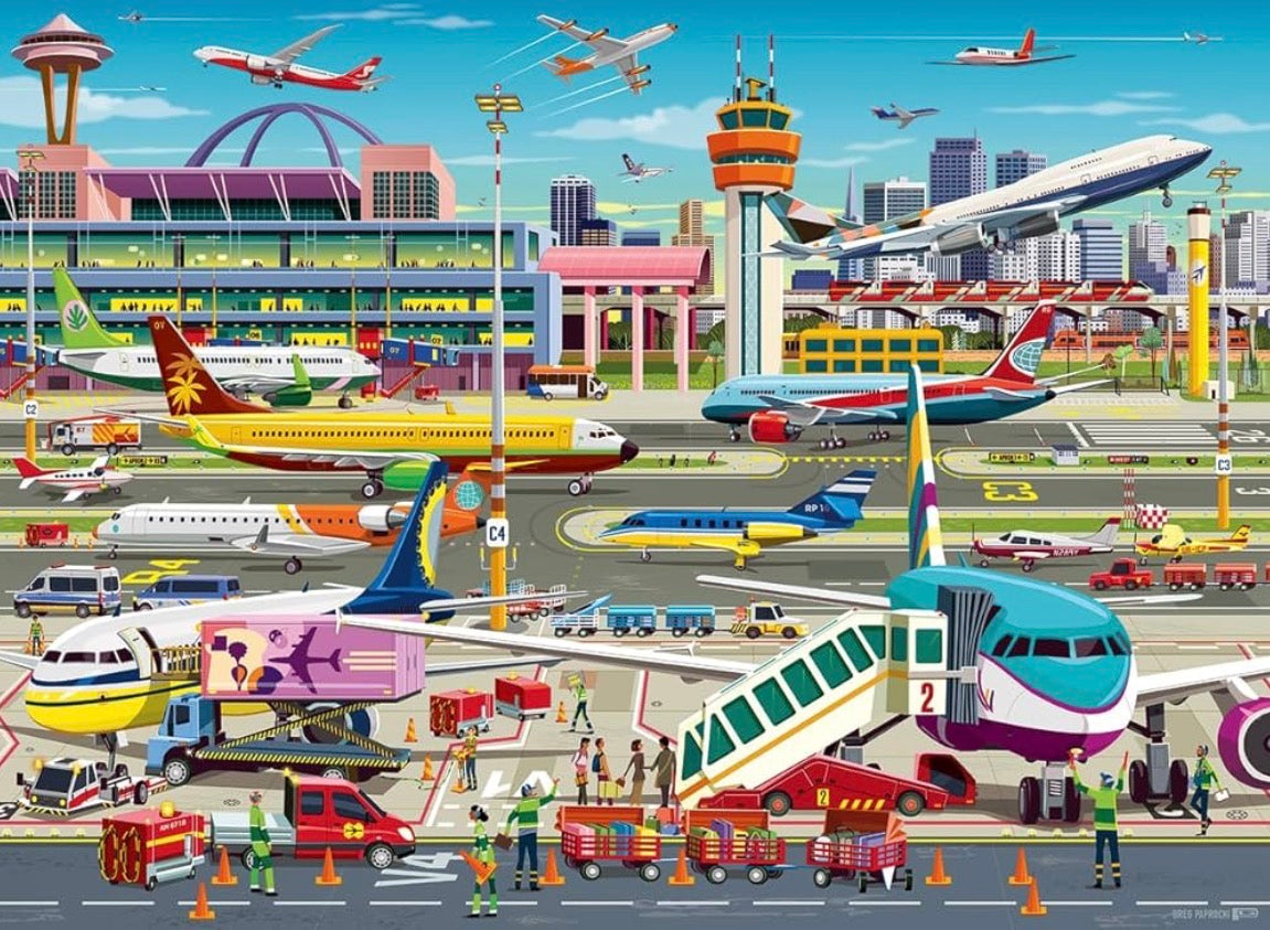 Ravensburger Airport Central Puzzle 150pc