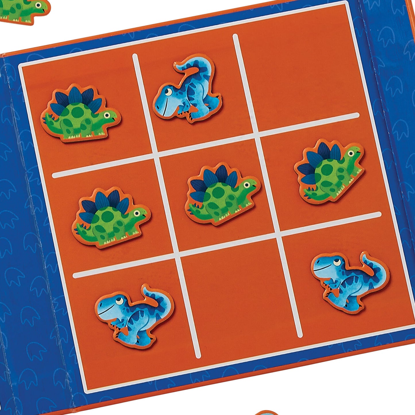 Crocodile Creek - Magnetic Game Tic Tac Toe & Checkers | Dino