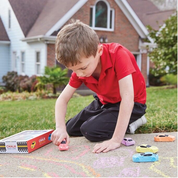 Crocodile Creek - Sidewalk Chalk | Race Cars