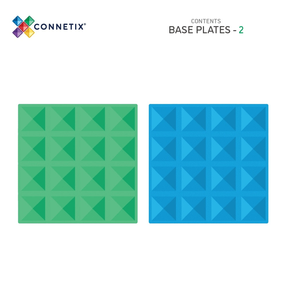 Connetix Tiles 2 Piece Base Plate Pack