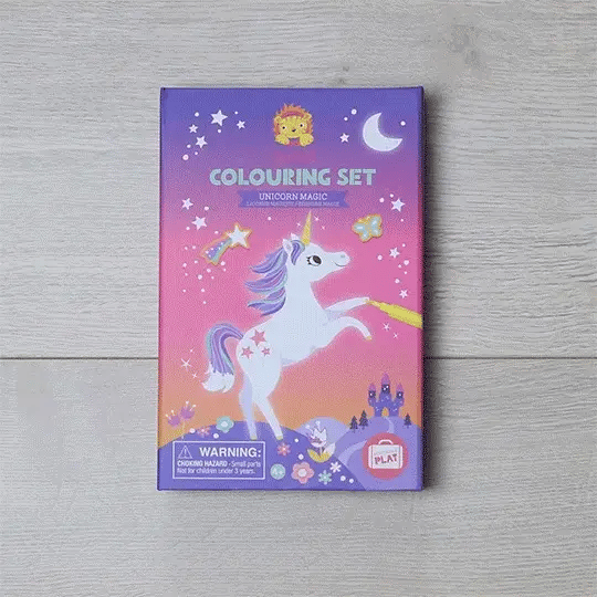 Tiger Tribe Colouring Set - Unicorn Magic