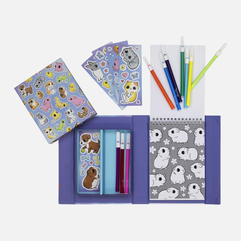 Tiger Tribe Colouring Set - Baby Animals