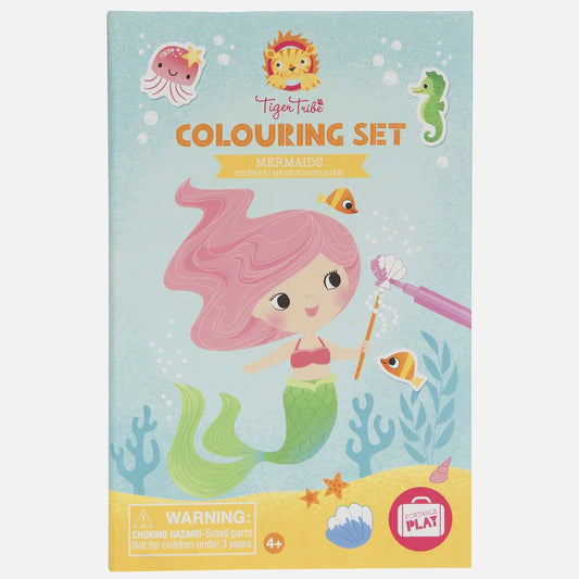 Tiger Tribe Colouring Set - Mermaids