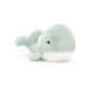 Jellycat Wavelly Whale Grey