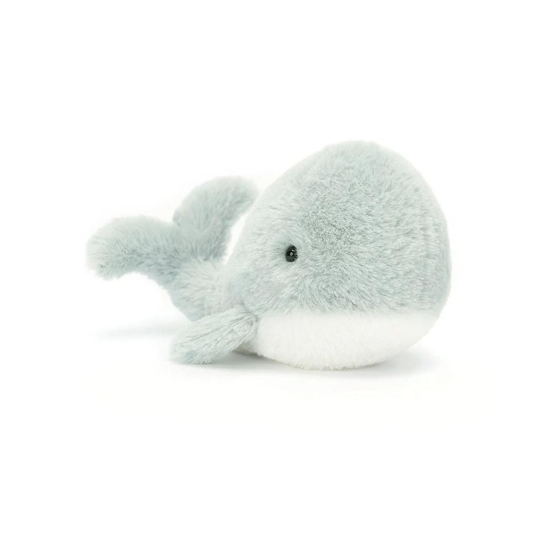 Jellycat Wavelly Whale Grey