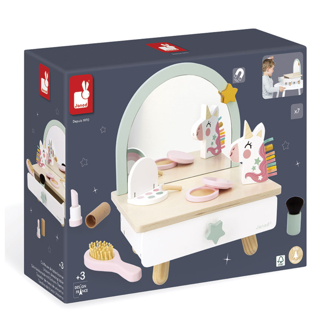 Janod - Unicorn Small Dressing Table