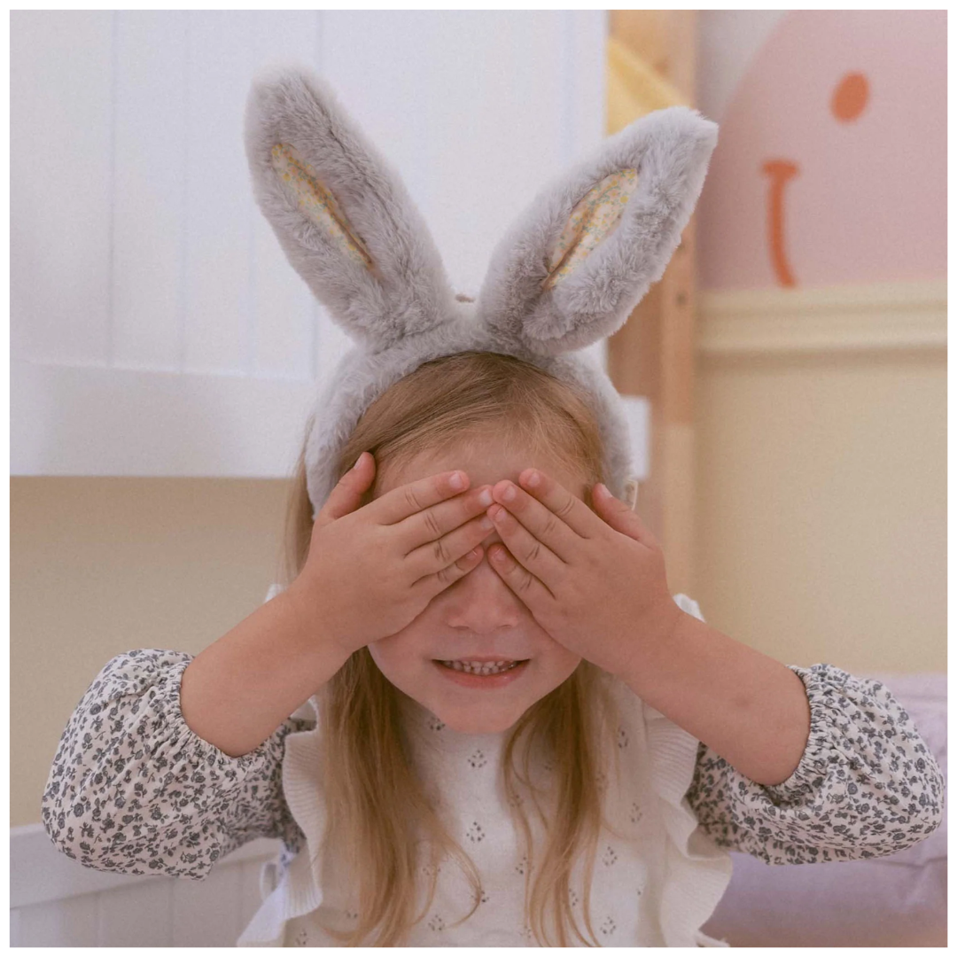Olli Ella - Fluffle Bunny Headband - Smoke